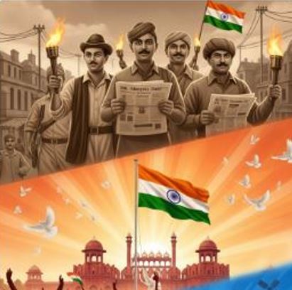 15 August Shayari:  15 अगस्त की देशभक्ति शायरी:   “मिट्टी की है जो खुशबू, हवा में घुली है, ये मेरी पहचान है, जो भारत में पली है.” 