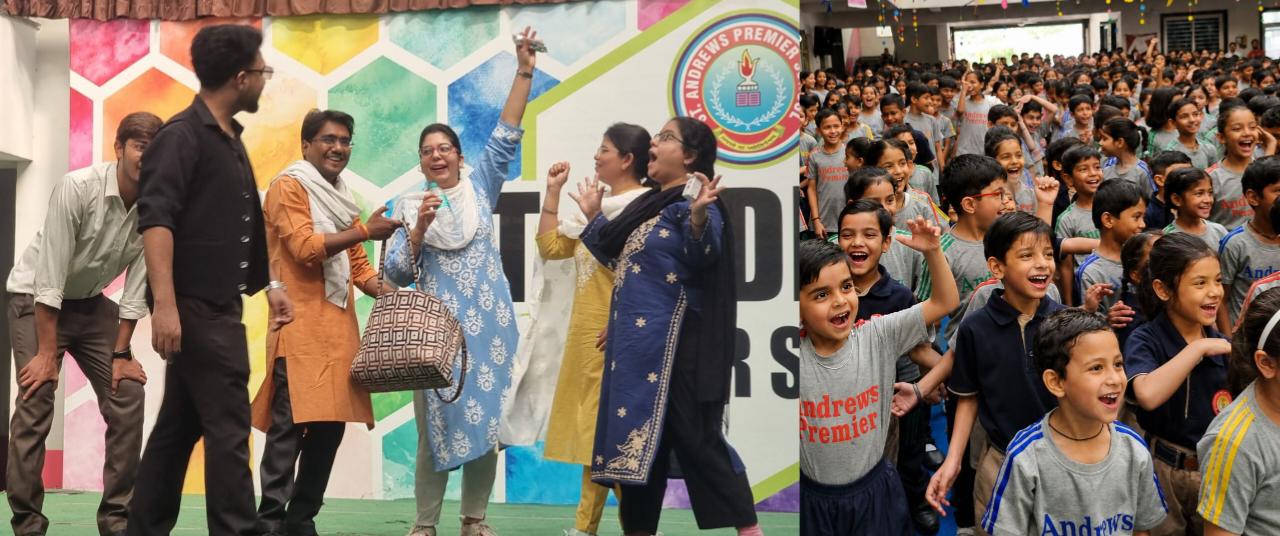 सेंट एंड्रूज प्रीमियर स्कूल, ताज नगरी आगरा में विश्व हास्य दिवस मनाया गया