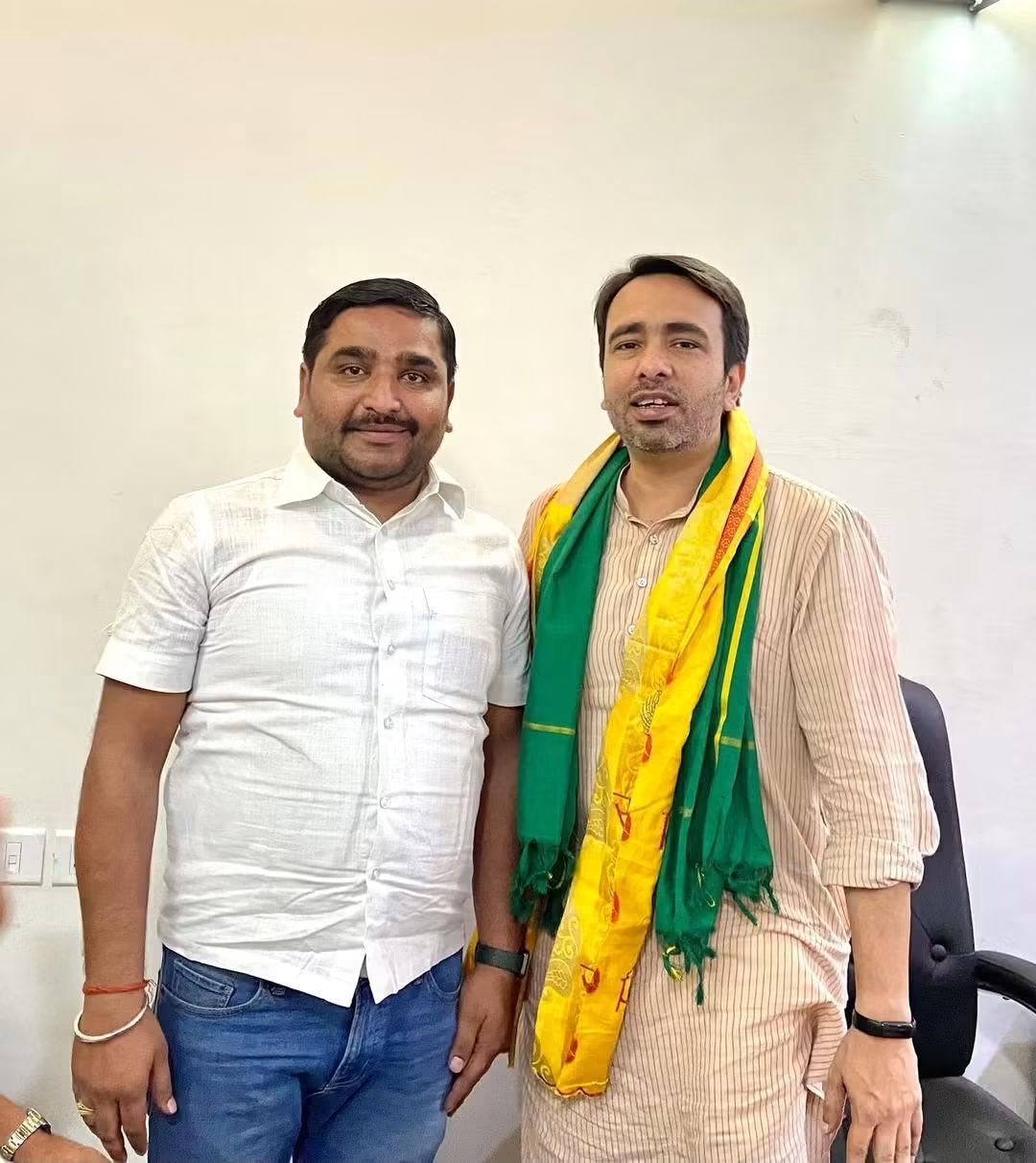 राष्ट्रीय लोक दल के शरद पांडे को पुनः जिला अध्यक्ष बनाए जाने पर पार्टी कार्यकर्ताओं में खुशी की लहर