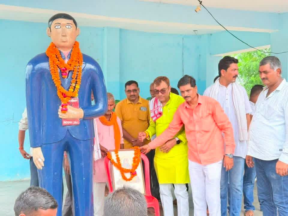 विधायक मनीष रावत ने कलश वंदन यात्रा में श्रद्धापूर्वक की सहभागिता
