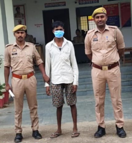 वारंटी पर रिसिया पुलिस का शिकंजा, रामबाली गिरफ्तार।