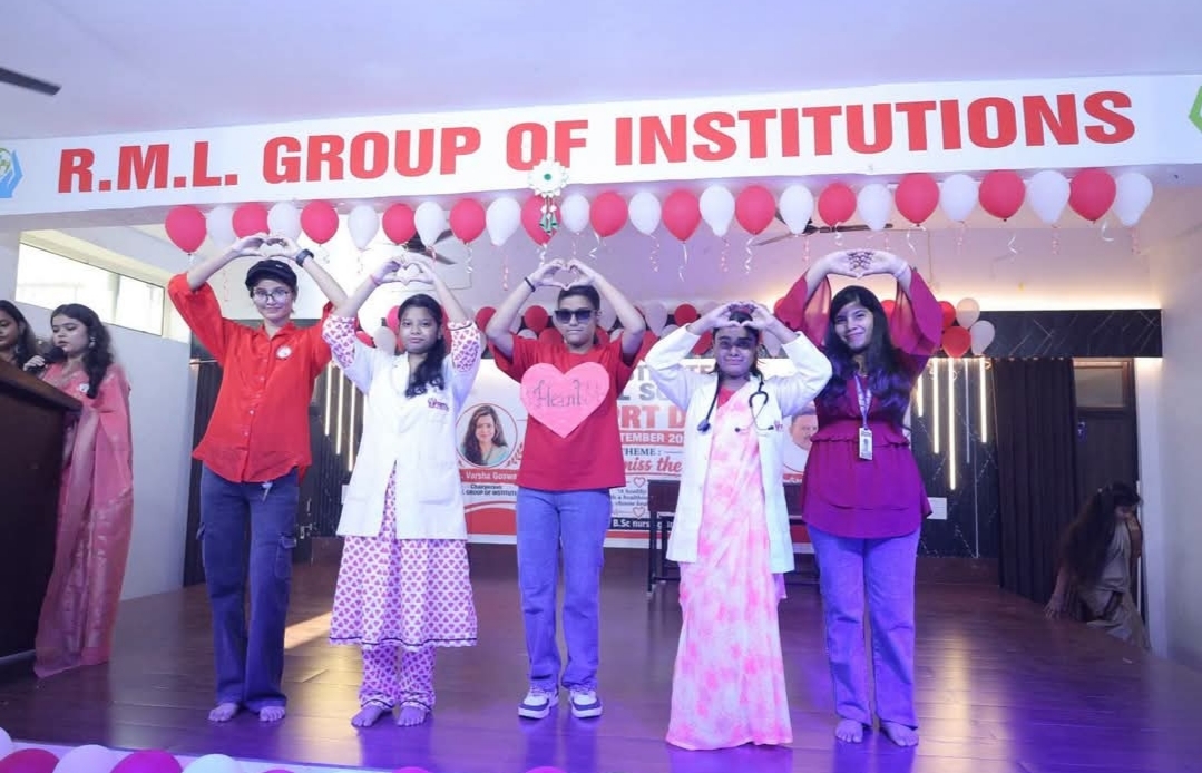 *आरएमएल इंस्टीट्यूट में विश्व हृदय दिवस पर गूंजा डोंट मिस द बीट का संदेश*