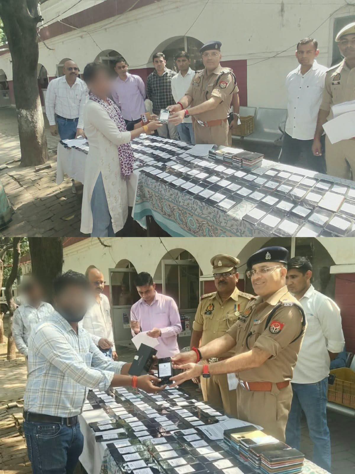हरदोई पुलिस का गुड वर्क: 220 गुमशुदा मोबाइल बरामद, 40 लाख की कीमत के फोन मालिकों को लौटाए*
