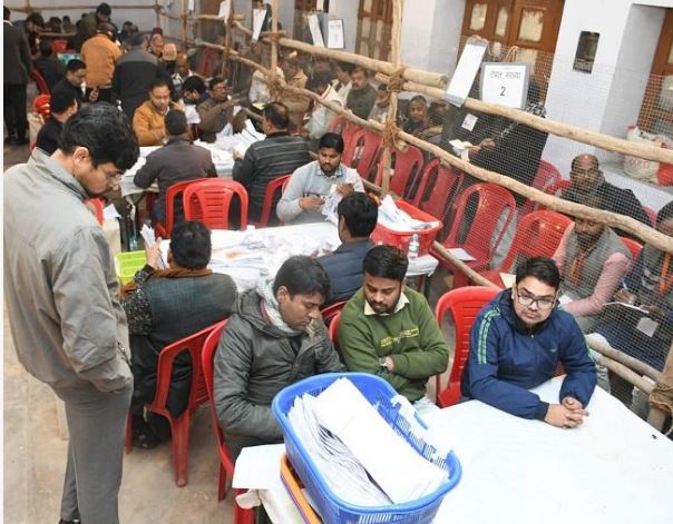 . शिक्षक एमएलसी चुनाव की मतगणना को लेकर सुरक्षा व्यवस्था