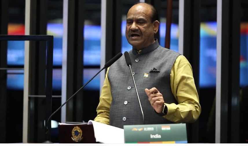 ओम बिरला ने अंतरराष्ट्रीय तनाव कम करने में संसदों की भूमिका पर जोर दिया